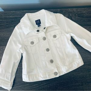 Gap White Jean Jacket